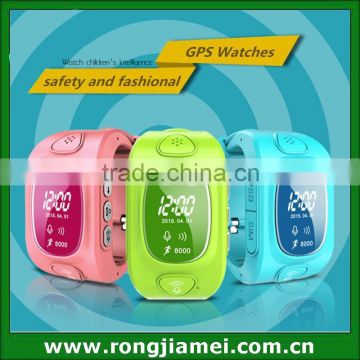 2015 NEW! Security kids GPS smart watch with remote monitoring, GPS kids tracker watch