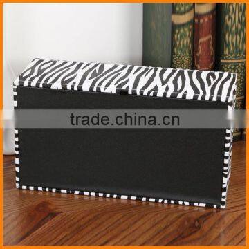 Jazz Zebra Leather Decorated Tissue Box Pumping Tray Upscale European Fashion Creative Home Living Room Tissue Box