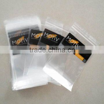 pringting LDPE ziplock plastic packing bag/bg with zipper