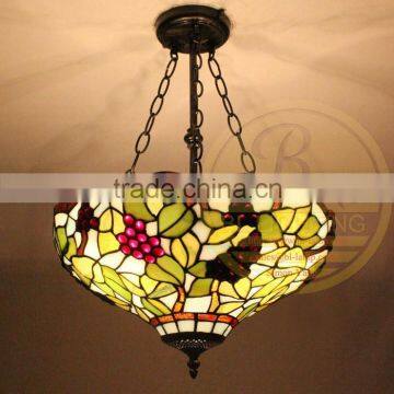 handmade pendant tiffany light for decoration,baolian pendant tiffany light for decoration