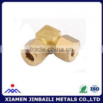 high quality cnc machining brass conectors for plastic pipe fittings