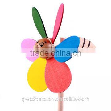 Lovely Kids Wooden Windmill Bee Aerovane