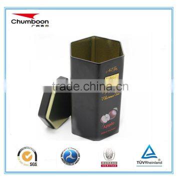 irregular shape tin can tea tins metal tin box