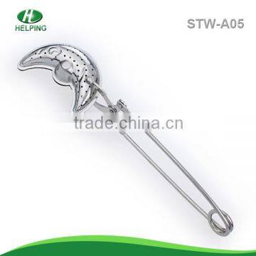 stainless steel moon shape tea strainer, tea infuser