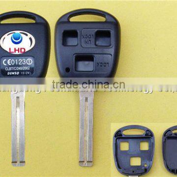 Toyota 3 buttons remote key blank cover key case Toy48