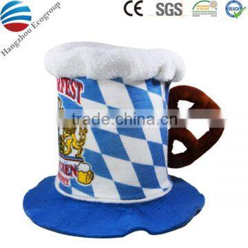 custom new design fesitival hat beer mug hat