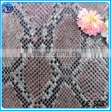 Weft Knit Stretch Polyester Spandex Suede Material Fabric colorfull hot stamping fabric