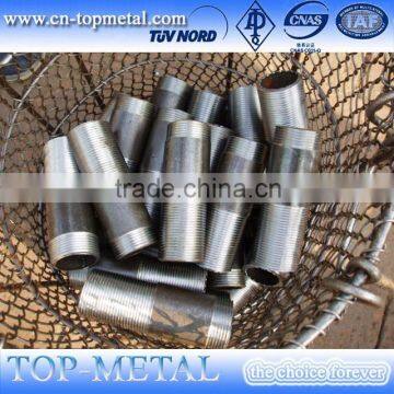 galvanized npt thread gi pipe nipple