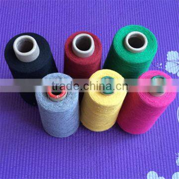 Leading manufacturer dyed color bedsheet knitting yarn