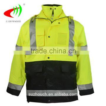 100 polyester police reflective jacket safety jacket