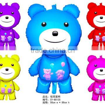 46*63CM inflatable mylar bear balloons helium balloon