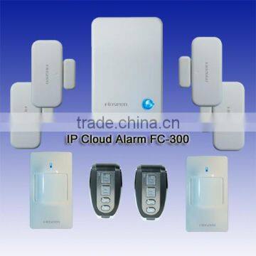 IP alarm with built -in flashlight & siren arm your home with a guard