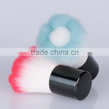 import make up,sunshine color flower kabuki brush