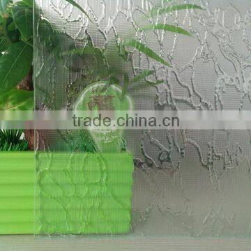 clear Morgon patterned glass for internal decoration