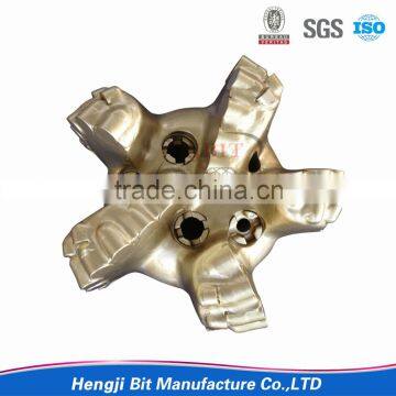API diamond 5 blades PDC bit/ matrix body pdc bit/ chisel bit/ pdc diamond bitbit