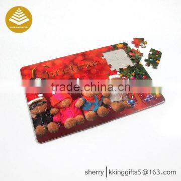 Wholesale Custom Recycled Cardboard 3d Wood 3d Effect Jigsaw Puzzle photo-4