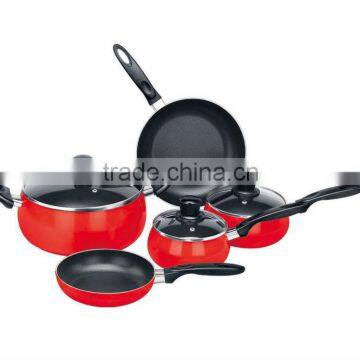 KP-08Z,8 pcs aluminum cookware set (kitchenware)