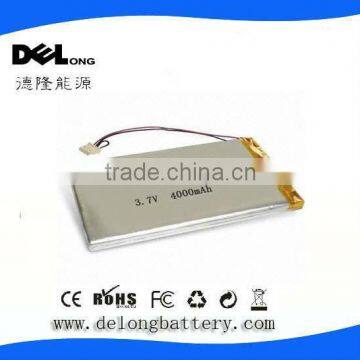 3.7V 4000mAh Lithium polymer battery for digital device