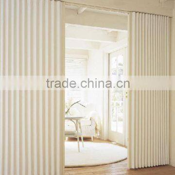 Pure Color Interior PVC Folding Doors Accordion Door