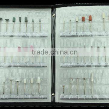 1409M Mounted Stones & Mandrels Sample Wallet Dental Instruments Professional Kits Mounted Stones & Mandrels Sample collection