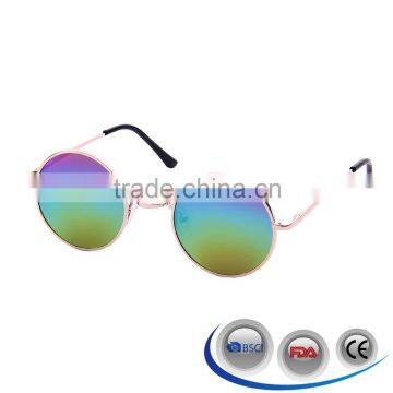 Top quality Metal Women Sunglasses Round Frame