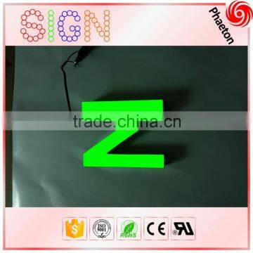 Waterproof small led frontlit epoxy resin sample order letter