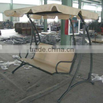 Durable patio steel outdoor garden Swing Chair bed