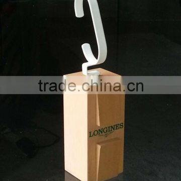 Customized fashion wood watch display stand retail store wood display stand                        
                                                Quality Choice