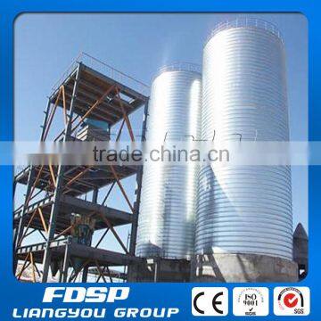 Less investment flat bottom assembly grain storage silo