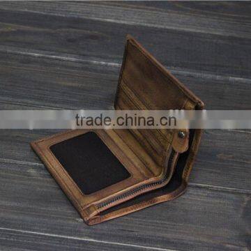 High Quality Cow Leather Wallet,Vintage Leather Wallet,Money Clip