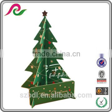 paper crafts die cutting christmas tree design paper greeting card printing