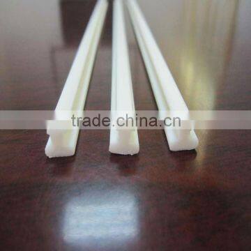 White small ABS extrusion profile