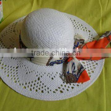 China manufacture top sell women's straw floppy beach hat