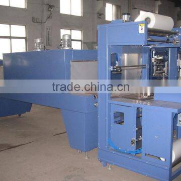 semiautomatic PP PE POF PVC film Shrink Wrapping machine for Bottles, cans, jars, bricks