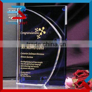 Decorative Crystal Trophy For Company Sales Awards