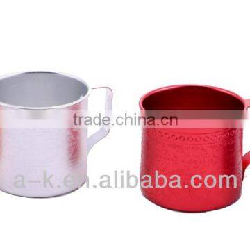 Aluminum polished tea cups for kids