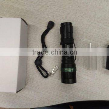 POPPAS T820 Hot Sale XPE Led Adjustable Focus Aluminum Men Police Flashlight Toy photo-5