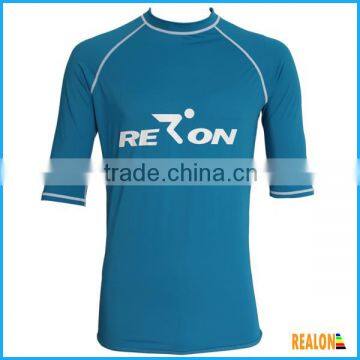 high quality custom short sleeve rash guards