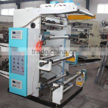 YT-2600 Two Colors Plastic film roll to roll screen printing machine for sale