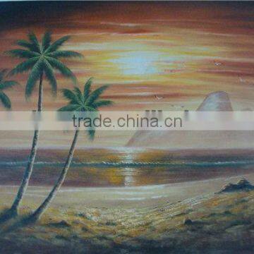 High quality sea view natural beauty landscape oil painting