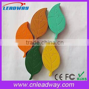 New Products 2016 Wooden Leaf Shaped Usb Flash Drive 128MB-128GB