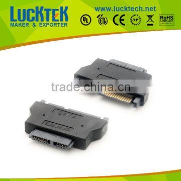 SATA connector, SATA 22pin male to Slim SATA 13pin female adapter