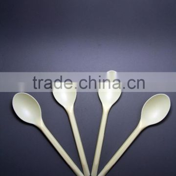 Hot sale disposable tableware set white plastic soup spoon