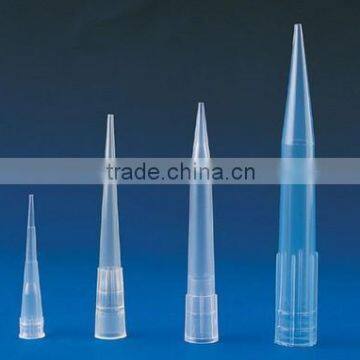 Plastic medical disposable universal micropipette tips