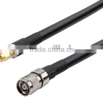 RF Pigtail SMA male to RP-TNC male cable LMR400 crimp connector