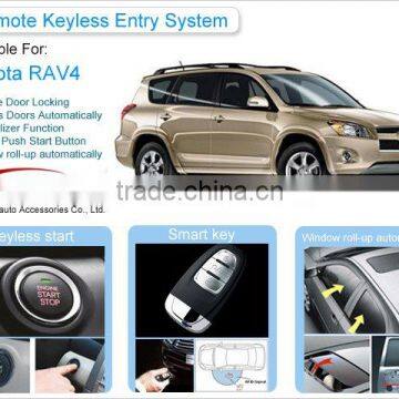 For Toyota-RAV4 GSM Remote Start Car Alarm Security System RFID Keyless Entry Push Button Engine