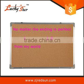 non-magnetic thick notice cork wall board at competitive price 100*200