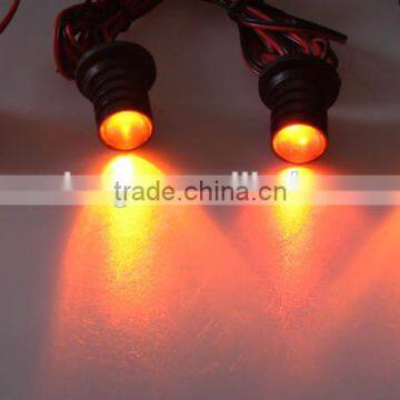 CAR LED STROBE LIGHT,DASH LIGHT (SR-LS-145-4),Amber Colors 1W TOP BRIGHT LED