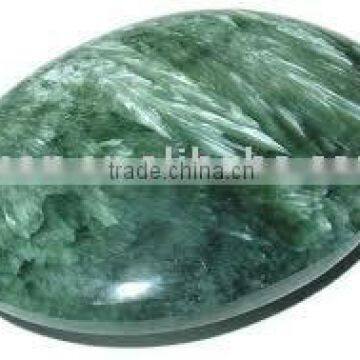 18x13mm Oval Seraphinite Gemstone Cabochon