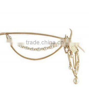 Indian Head Chain Jewelry Hairband Pearl Wholesale Hair Accessories for Woman Wedding photo-2